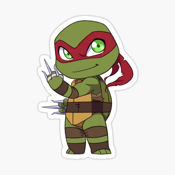 Item preview, Chibi Raphael Sticker designed and sold by Nerd in Sandals.