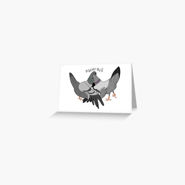 animal print invitations cute pigeon Pigeon digital artwork postcards Christmas present pigeon print greeting cards