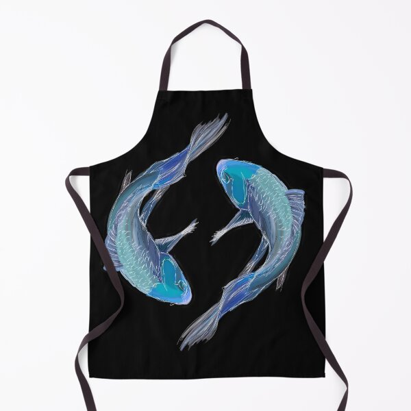 Item preview, Japanese Koi Fish Blue Ying Yang designed and sold by bunchofroses.
