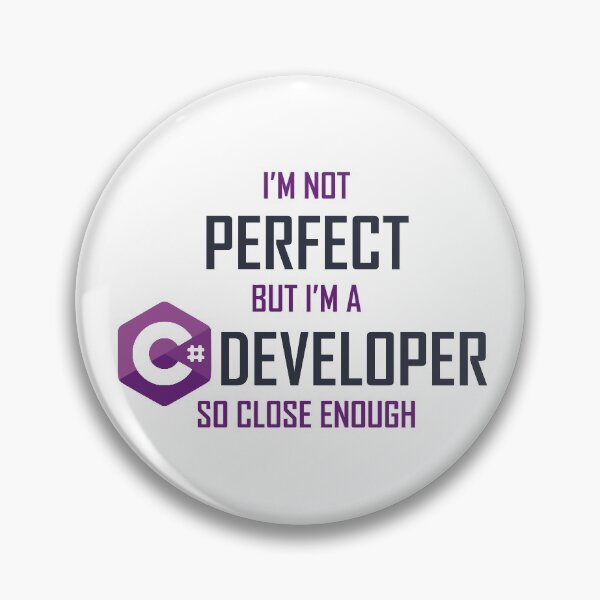 Item preview, I'm not perfect but I'm a C# Developer so close enough designed and sold by keyser-soze-rb.