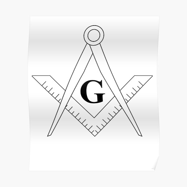 Freemason Square And Compasses Logo Poster For Sale By Pauljchapman Redbubble 2374