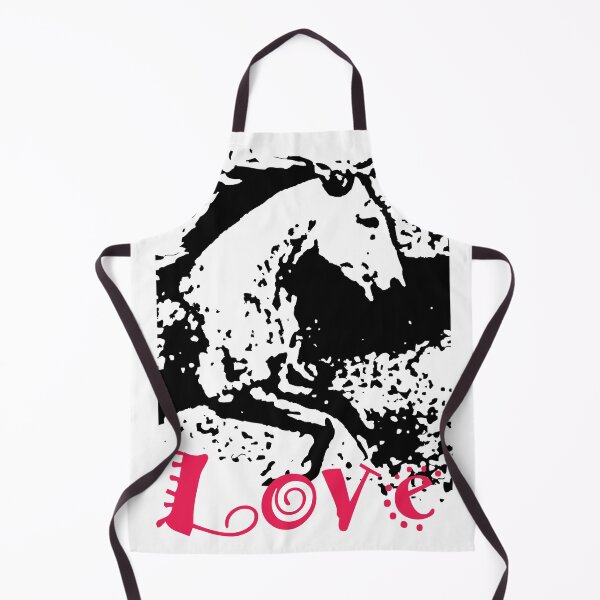 Item preview, Cute Dappled Design Galloping Horse with the Word Love in Pink designed and sold by DappleDesign.