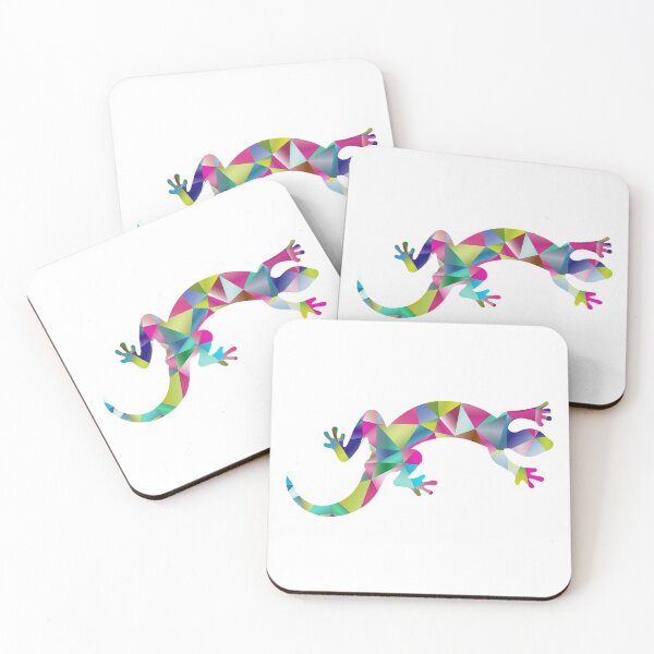 Item preview, Lizard with Colored Triangles designed and sold by PET-SHIRTS.