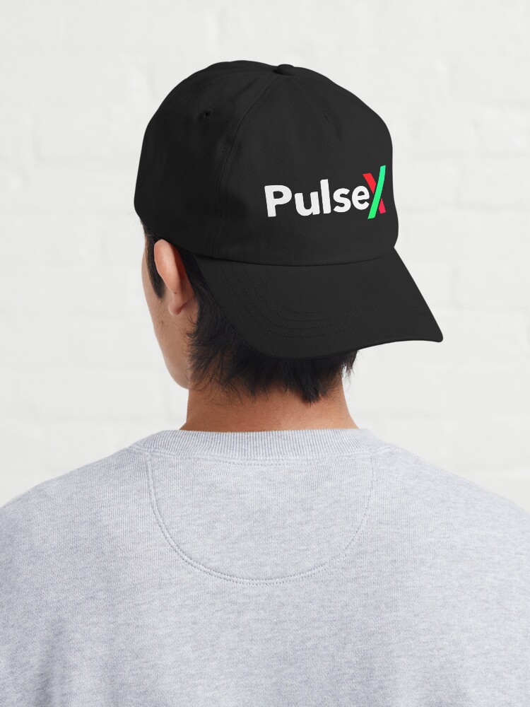 Alternate view of PulseX PLSX Crypto Logo Hex Pulse Cap