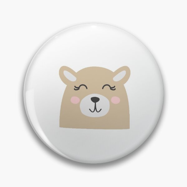 Item preview, Cute Bear Face Cartoon designed and sold by patsyrosedesign.