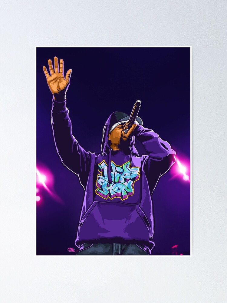 "MICROPHONE FIEND (YES, YES Y'ALL)" Poster by MIAMIKAOS Redbubble