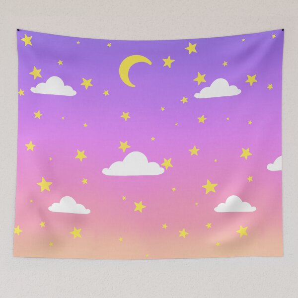 Item preview, Kawaii Pastel Night Sky designed and sold by fledglingrenn.