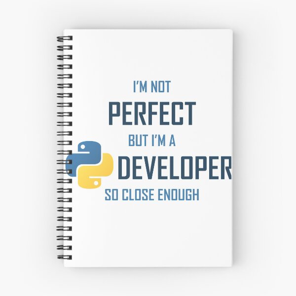 Item preview, I'm not perfect but I'm a Python Developer so close enough designed and sold by keyser-soze-rb.