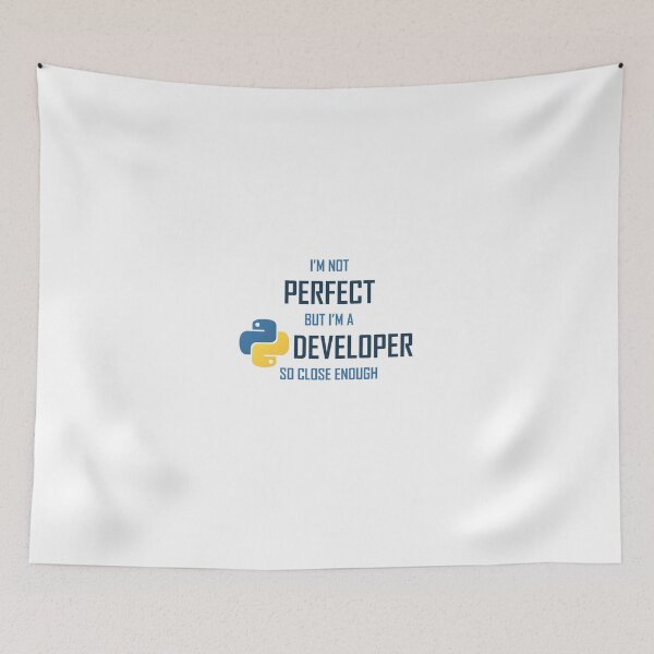 Item preview, I'm not perfect but I'm a Python Developer so close enough designed and sold by keyser-soze-rb.