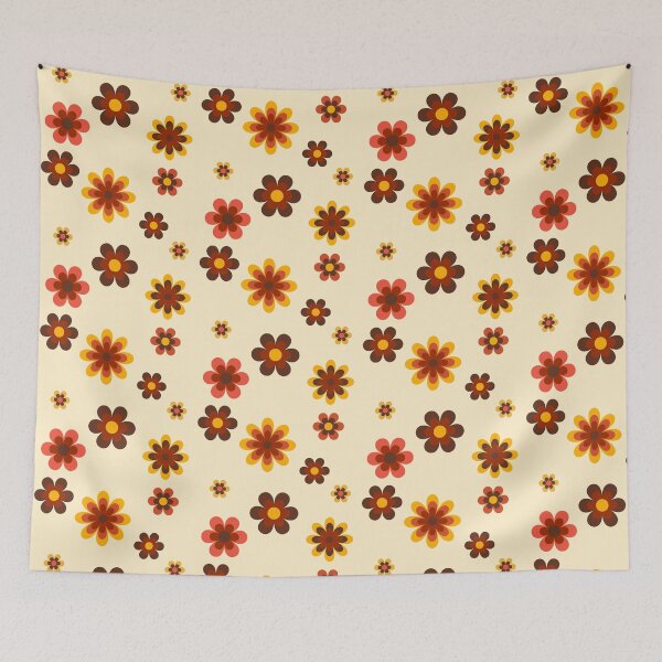 Item preview, Hike More Worry Less - 70's Flowers Vintage - Hiking - #20 designed and sold by WildBerryMount.