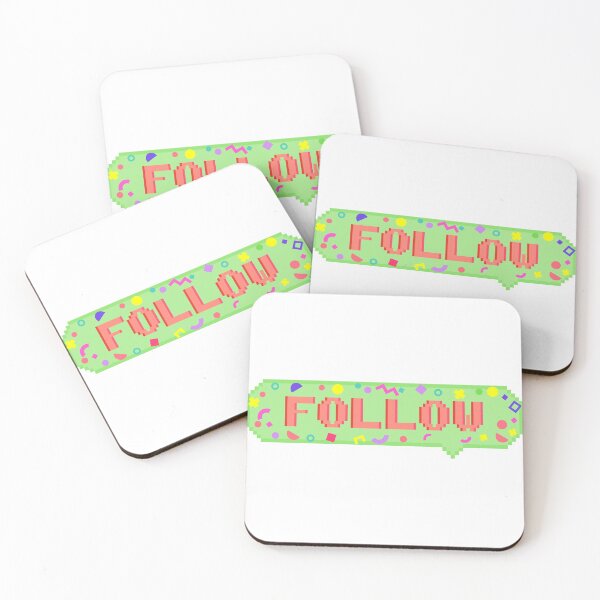 Item preview, Follow Sticker designed and sold by Sticker Vibes.
