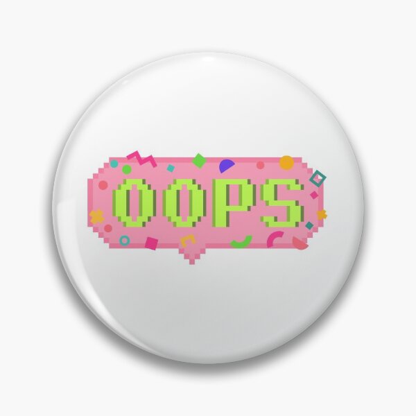 Item preview, Oops Sticker designed and sold by Sticker Vibes.