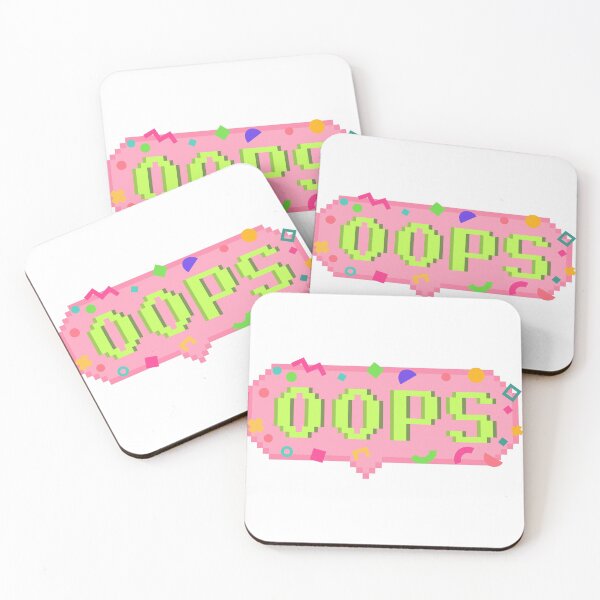 Item preview, Oops Sticker designed and sold by Sticker Vibes.
