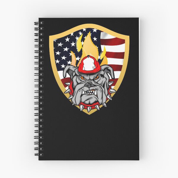 Item preview, Firefighter USA American Bulldog Patriot Firefighter Badge designed and sold by jmc-aas.