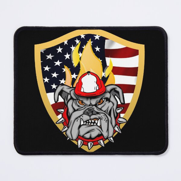 Item preview, Firefighter USA American Bulldog Patriot Firefighter Badge designed and sold by jmc-aas.