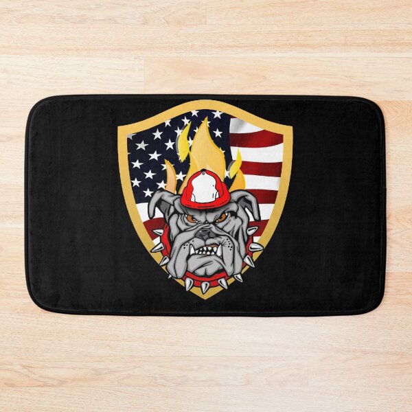 Item preview, Firefighter USA American Bulldog Patriot Firefighter Badge designed and sold by jmc-aas.