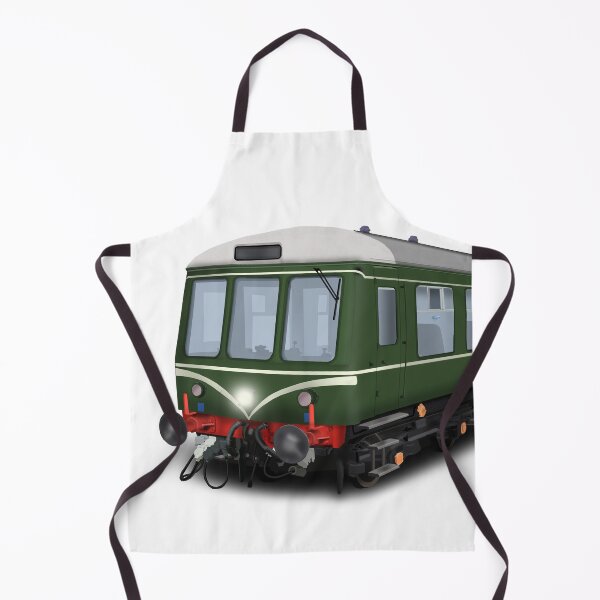 Item preview, Class 108 DMU in BR Green with Speed Whiskers designed and sold by jameswattsart.