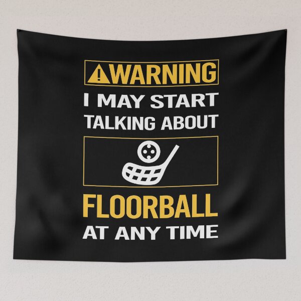 Item preview, Funny Warning Floorball designed and sold by ArydeaNoriega.