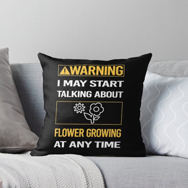 Item preview, Funny Warning Flower Growing designed and sold by ArydeaNoriega.