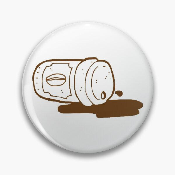 Item preview, Funny Spilled Coffee Cup - Funny Coffee - Coffee Cup designed and sold by TQ-Design.