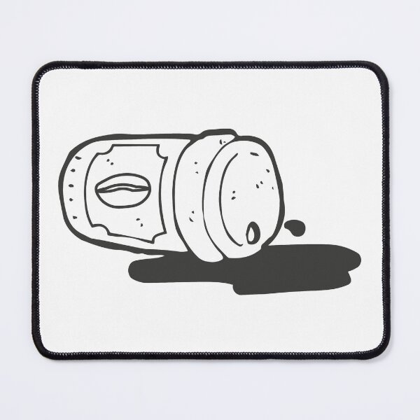 Item preview, Funny Spilled Coffee Cup - Funny Coffee - Coffee Cup designed and sold by TQ-Design.