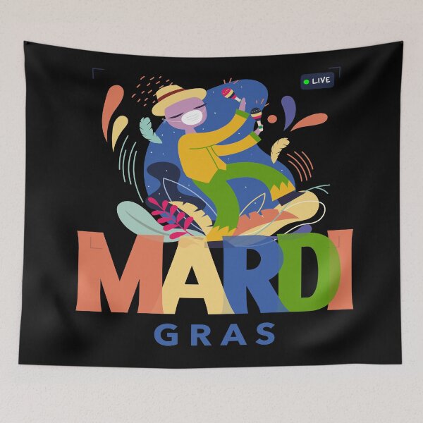 Item preview, Mardi Gras Party Dancing Gift  designed and sold by Paula Helit.