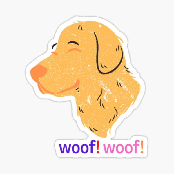 sparkle puppy dog Sticker