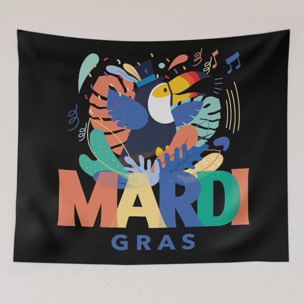 Item preview, Mardi Gras Party Bird Gift  designed and sold by Paula Helit.