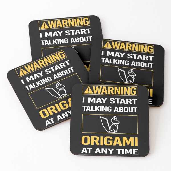 Item preview, Funny Warning Origami designed and sold by FulviaContreras.