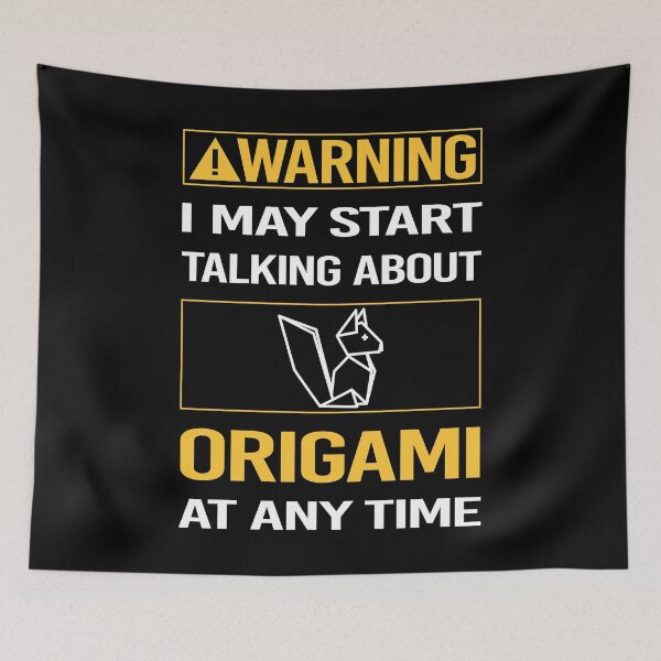 Item preview, Funny Warning Origami designed and sold by FulviaContreras.
