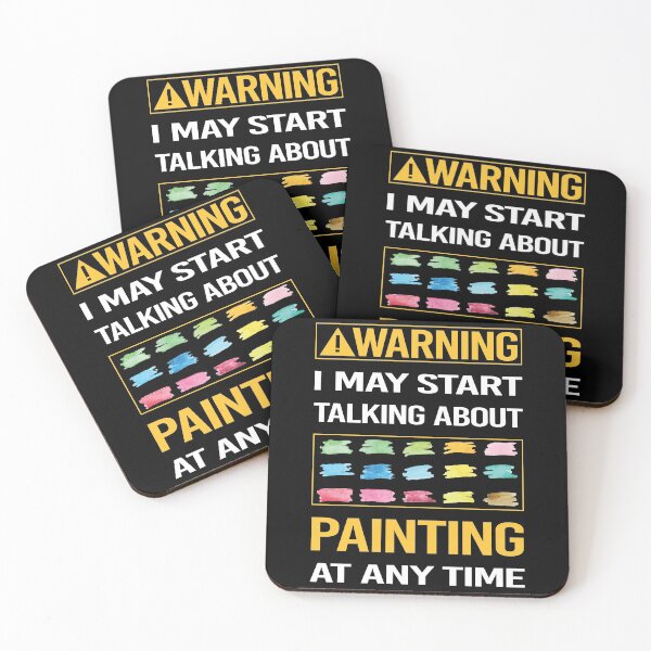 Item preview, Funny Warning Painting designed and sold by FulviaContreras.