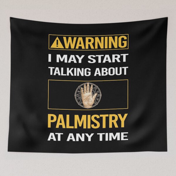 Item preview, Funny Warning Palmistry Palmist Palm Reading Reader Fortune Telling Teller designed and sold by FulviaContreras.