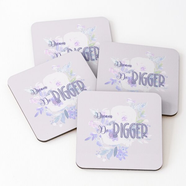 Item preview, Dream bigger Do Bigger -2022- Very Peri- floral- Strong Women designed and sold by Mumzy2many.