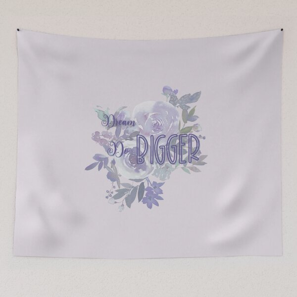 Item preview, Dream bigger Do Bigger -2022- Very Peri- floral- Strong Women designed and sold by Mumzy2many.