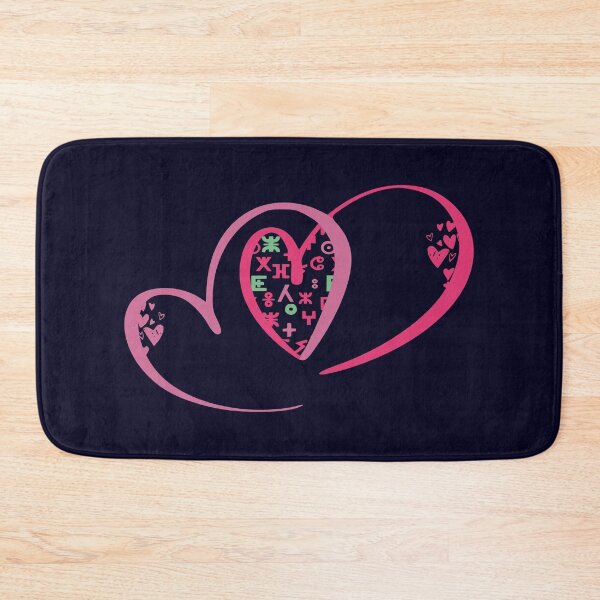 Item preview, hearts with tifinagh alphabet 2 - Amazigh and Berber designed and sold by raninou.