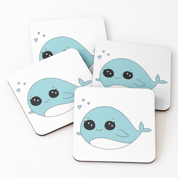 Item preview, Cute Whale Kawaii designed and sold by istoriadesign.