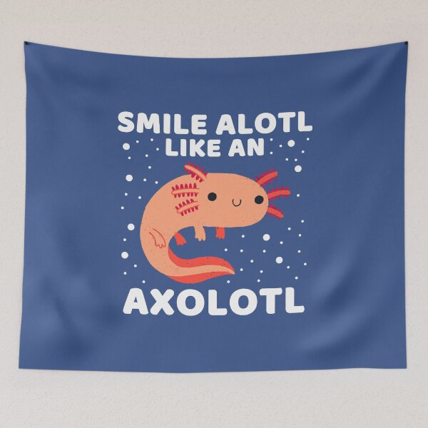 Item preview, SMILE ALOTLT LIKE AN AXOLOTL #2 designed and sold by SalahBlt.