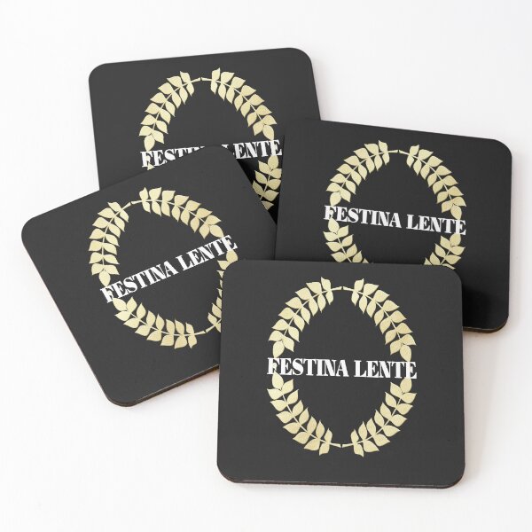 Item preview, Latin phrase or quote Hurry, slowly designed and sold by Areashor.