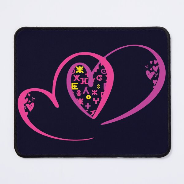 Item preview,  hearts with tifinagh alphabet 3 - Amazigh and Berber designed and sold by raninou.