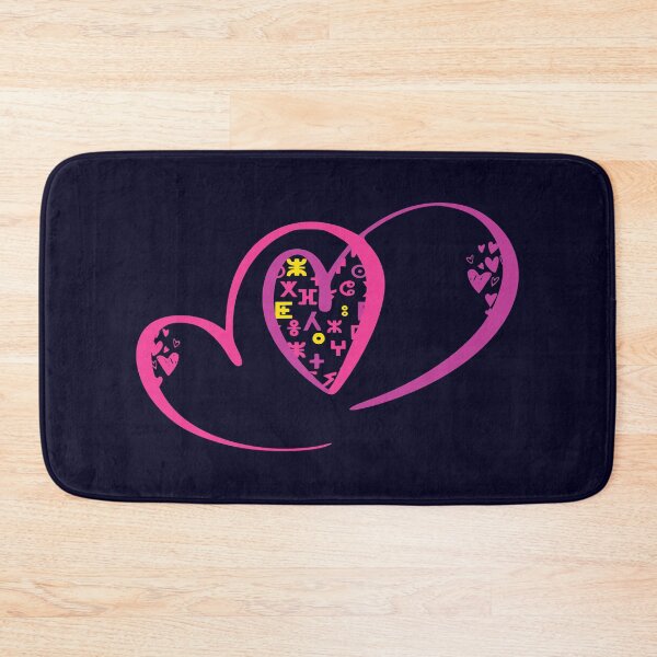 Item preview,  hearts with tifinagh alphabet 3 - Amazigh and Berber designed and sold by raninou.