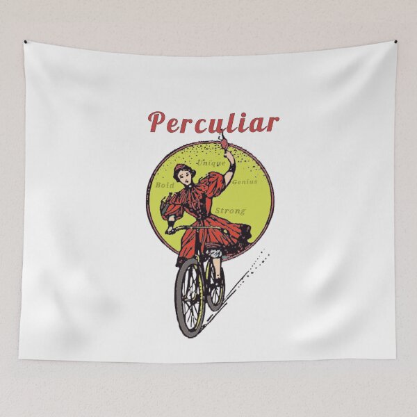 Item preview,  Perculiar =unique(retro girl cycling edition) designed and sold by JIMMYKIVUTI.