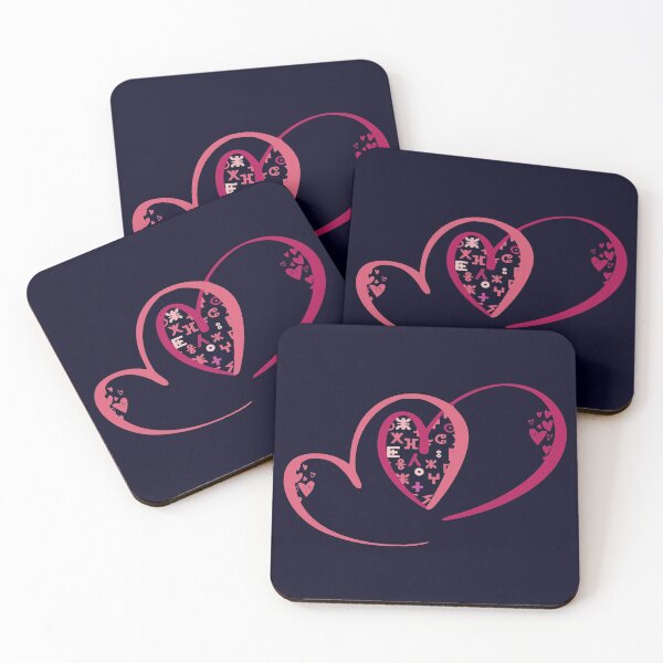 Item preview,   hearts with tifinagh alphabet 4 - Amazigh and Berber designed and sold by raninou.