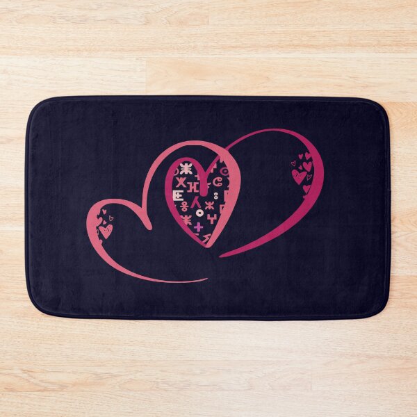 Item preview,   hearts with tifinagh alphabet 4 - Amazigh and Berber designed and sold by raninou.