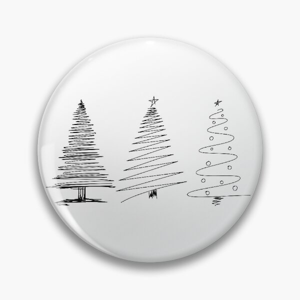 Item preview, Three Scribble Trees designed and sold by patsyrosedesign.