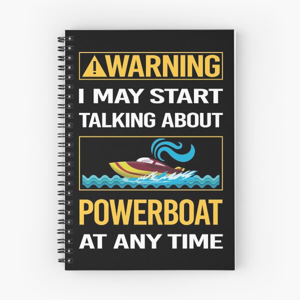 Item preview, Funny Warning Powerboat Powerboats designed and sold by FulviaContreras.