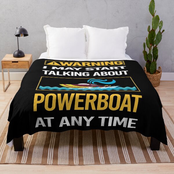 Item preview, Funny Warning Powerboat Powerboats designed and sold by FulviaContreras.
