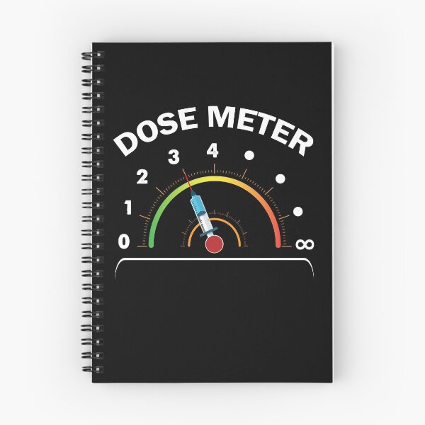 Item preview, Dose meter for booster dose : fool funny gift designed and sold by thegiftedadult.