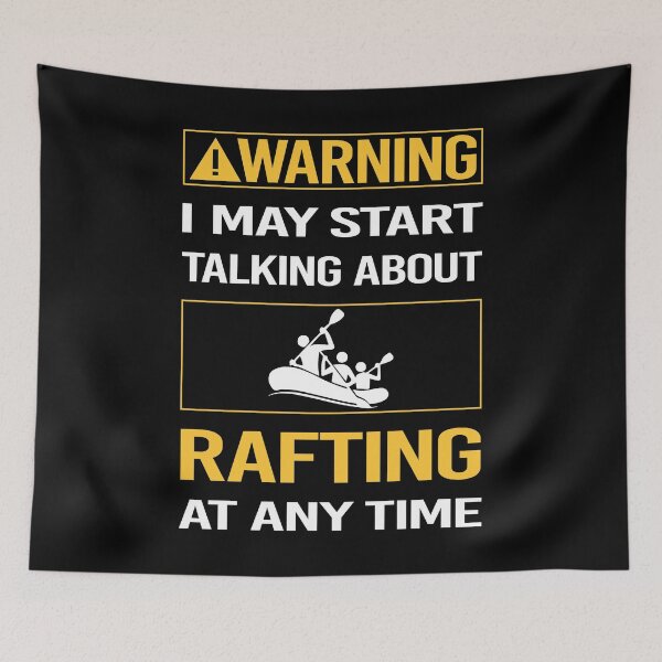 Item preview, Funny Warning Rafting designed and sold by FulviaContreras.