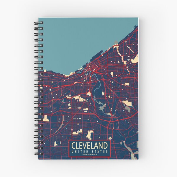 Item preview, Cleveland City Map of Ohio, USA - Hope designed and sold by deMAP.