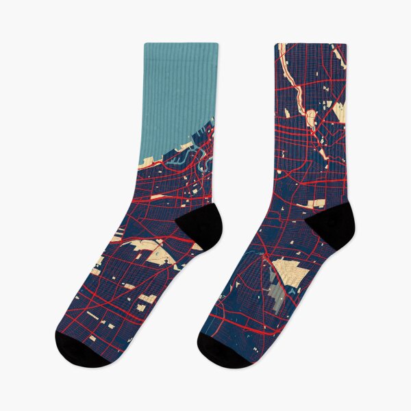 Item preview, Cleveland City Map of Ohio, USA - Hope designed and sold by deMAP.